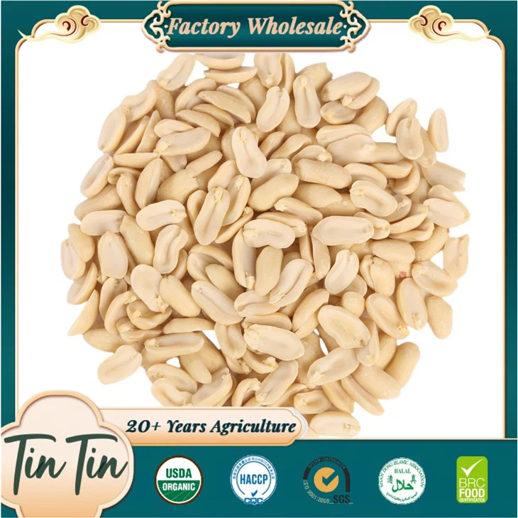 BLANCHED SPLIT PEANUT KERNELS